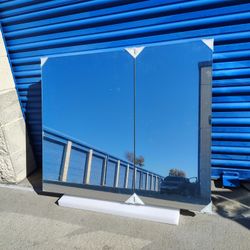 Medicine Cabinet 36 X 30 Aluminum Tri View  