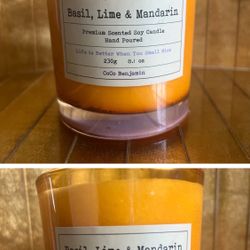Coco Benjamin Lime Basil Candle New