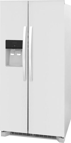 Frigidaire 22 cu ft Side-by-Side Refrigerator - White