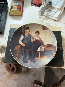 Norman Rockwell plate
