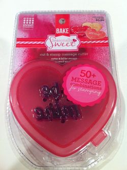 New bake sweet cut & stamp message cutter