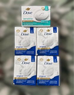 Dove Beauty Bar Soap 10-Pack – Original & Sensitive – New