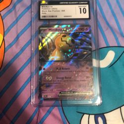 Black Star Promo Mimikyu Ex Gem Mint 10