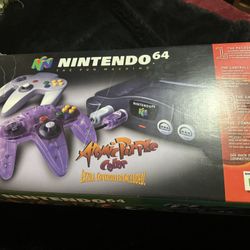  Nintendo 64 Atomic Purple Edition Complete In box