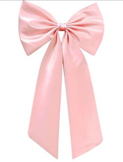 Large Pink Bow for Decorations Big Pink Ribbon Bows Banner Décor Large Bow Wall
