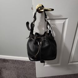 Authentic Large Leather Dooney and Bourke Bucket