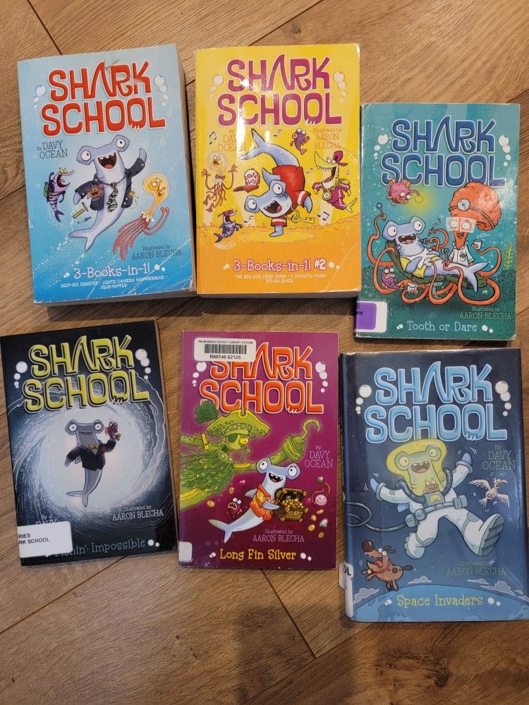 Shark School Complete 10 Book Series By Davy Ocean