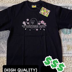 BLACK BLOSSOM BAPE TEE