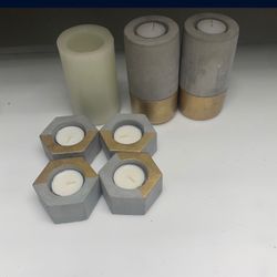 Cement, Candle Set