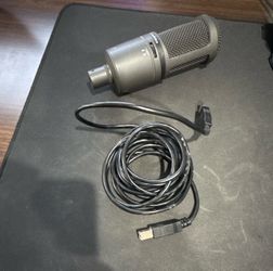Audio-Technica AT2020USB+ (plus) Cardioid USB Condenser Mic Gray
