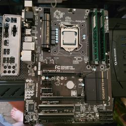 Motherboard, RAM, CPU Combo