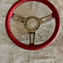 LeCarra Steering Red Leather Brand New Innbox