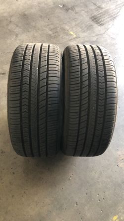 USED pair of 245/40/20 falken pro G6 sport all season tires (2 pieces)