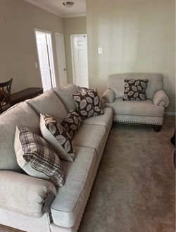 Ashley Furniture Sofa & Loveseat Set (Like New!)
