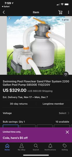 Pool pump and filter