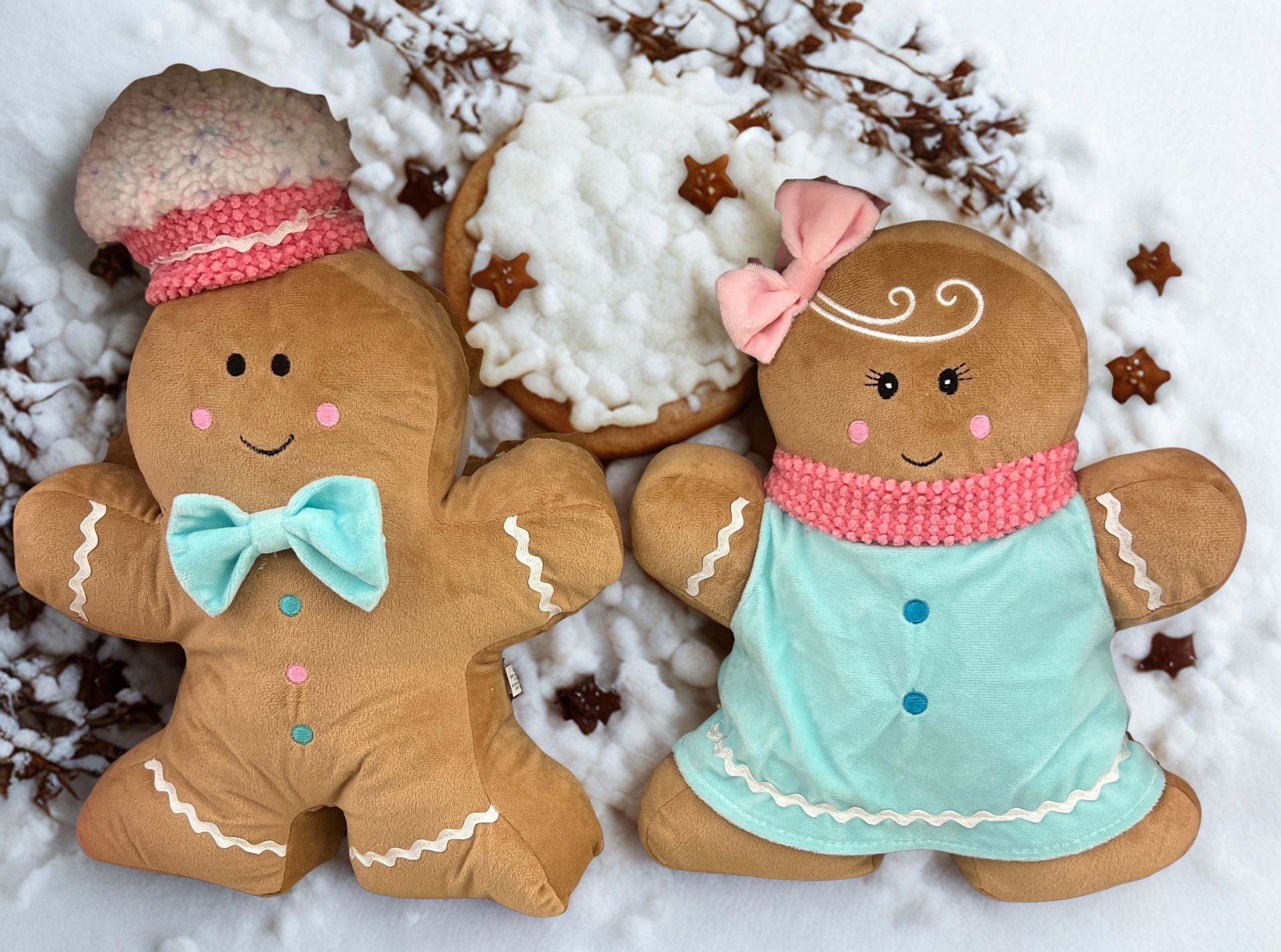 Gingerbread Plushy Pillow