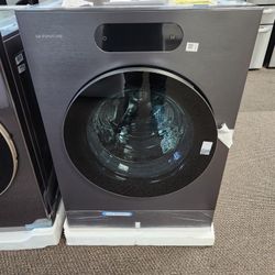 LG SIGNATURE 5.8 CU FT BRUSHED BLACK STEEL OPENBOX SCRATCH & DENT SHOP & SAVE IN APPLIANCES4LESS 