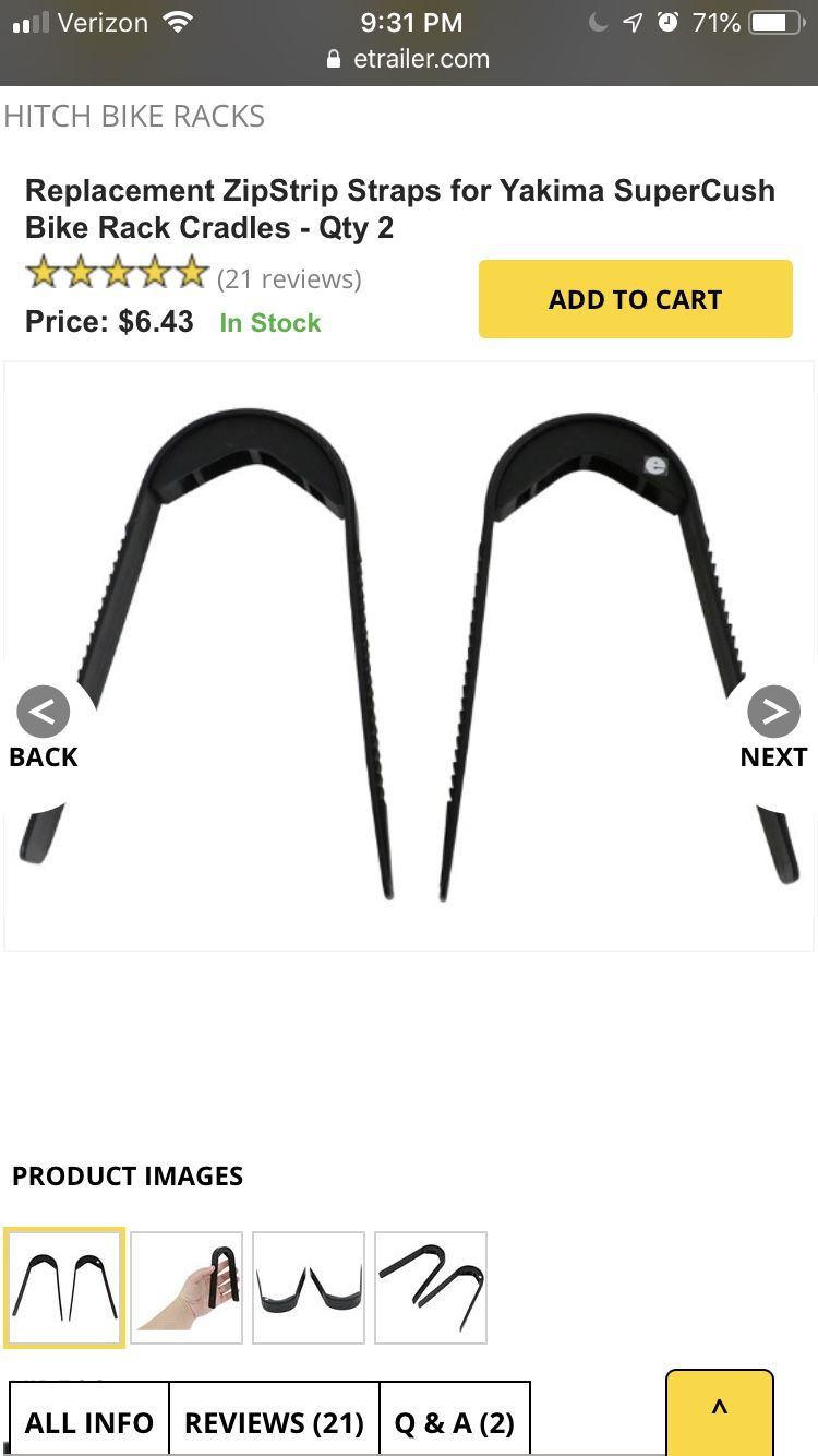 FREE Yakima Zip Strips SuperCrush