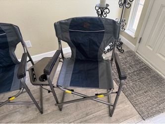2 timber ridge collapsable director chairs