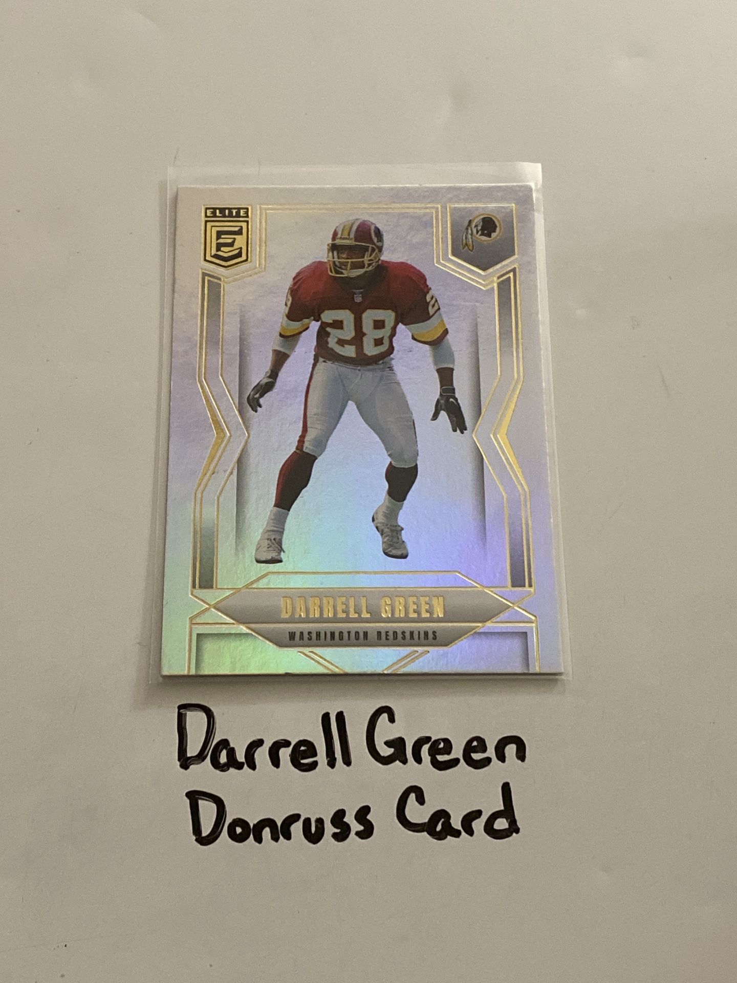 Darrell Green Washington Redskins Hall of Fame CB Donruss Card.