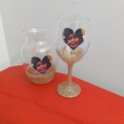 Custom Wine Glasses And Vases