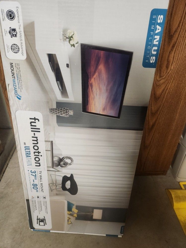 Sanus Full Motion Ultra Thin TV Wall Mount