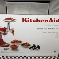 Brand New KitchenAid Meat Grinder Attachment (Unused / In Box)