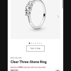 Pandora Promise Ring Size 5 