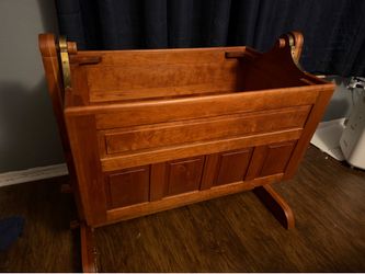 Handcrafted  Wooden Baby Cradle