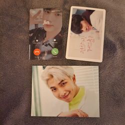 Bts World Jin Photocard And Extras
