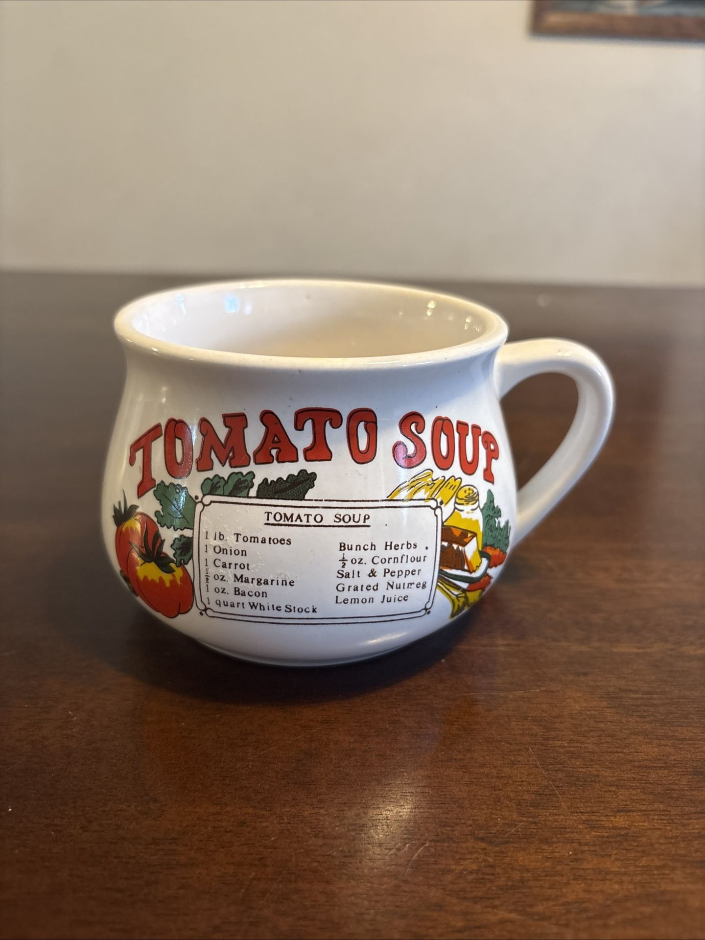 Vintage Tomato Soup Bowl