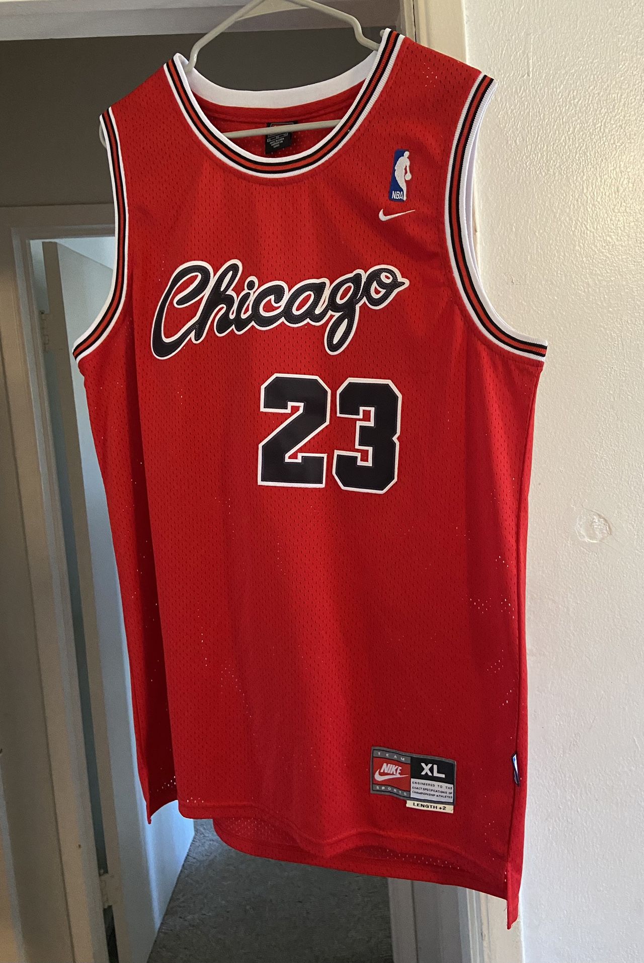 Michael Jordan Chicago Bulls Rookie Vintage Nike Team Jersey Men’s XL
