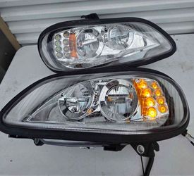 03-18 Freightliner M2 LED DRL Headlights
Luces Focos Micas Faros Faroles