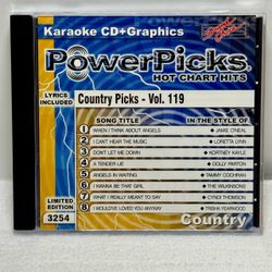 Karaoke Sound Choice PowerPicks Country Picks Vol 119 CD+G Disc 3254