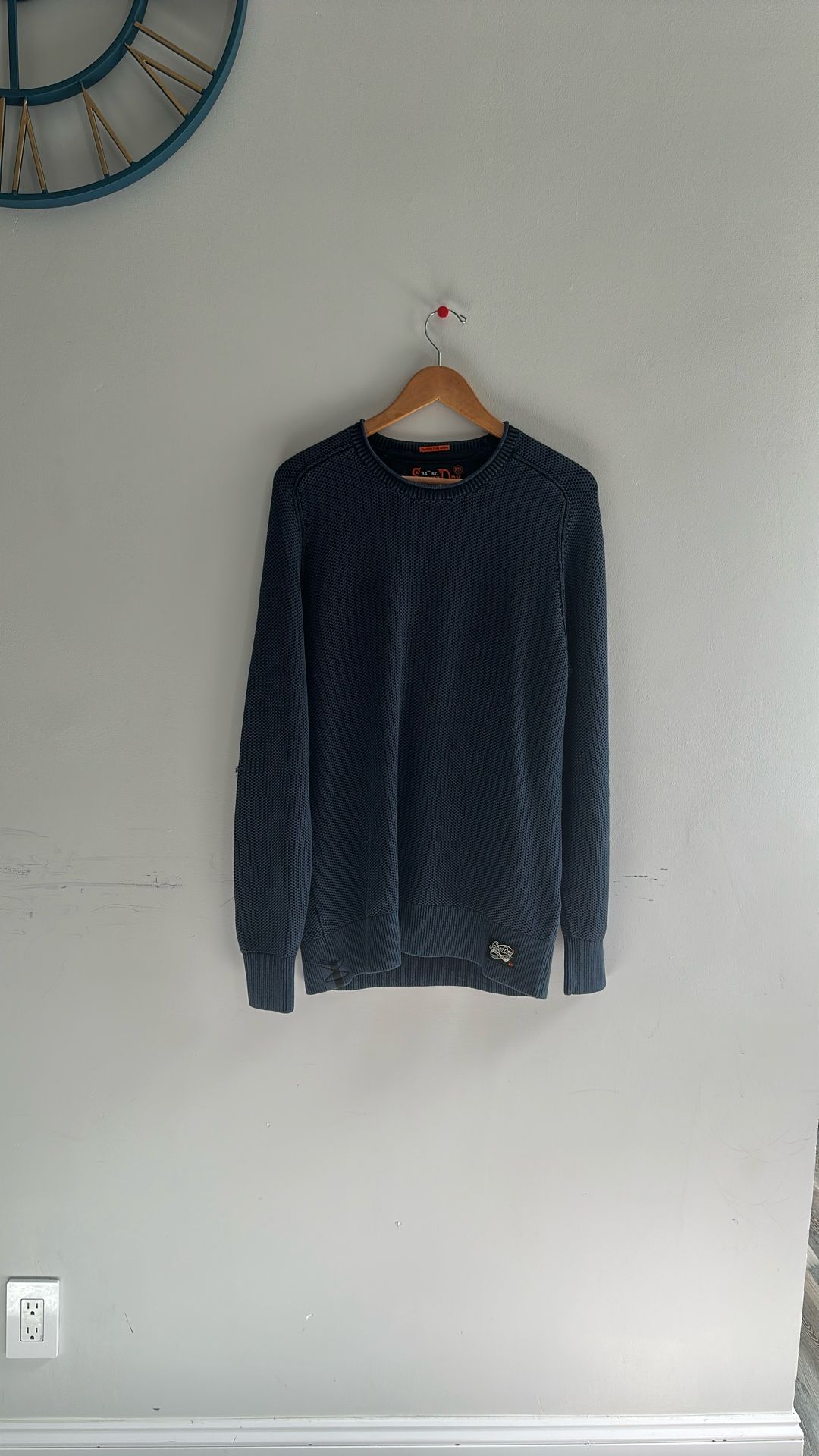 SuperDry Waffle Knit Pullover Sweater