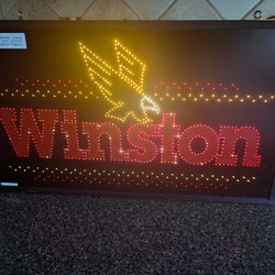 Vintage Winston Fiberoptic Sign