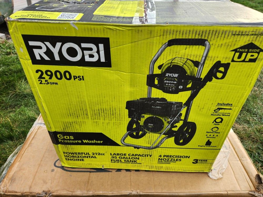 New Ryobi Pressure Washer