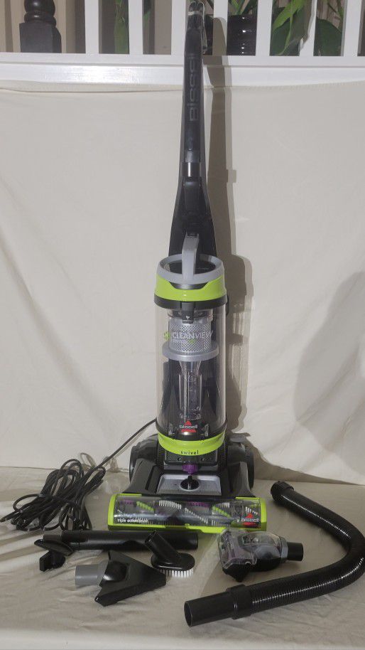 BISSELL 2252 CleanView Swivel Upright Bagless Vacuum with Swivel Steering, Powerful Pet Hair Pick Up,