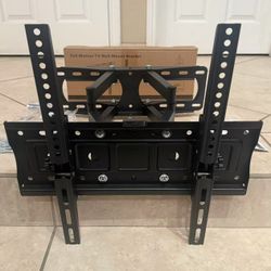 New In Box 26 To 65 Inch Swivel Full Motion Articulating Dual Arm TV Television Wall Mount Stand Bracket 400x400 VESA 