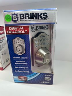 Brinks digital deadbolt