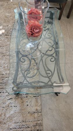 Beautiful Grey Iron Coffee Table