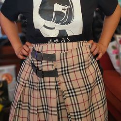 Burberry Wrap Around Skirt