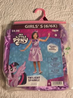 My Little Pony Twilight Sparkle Girls Costume Size S 6/6X