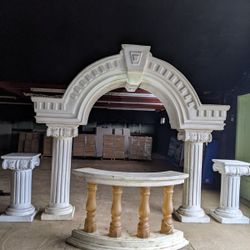 Fiberglass Event Set Up With Lights