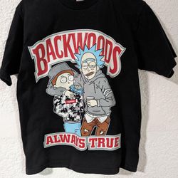 Y2K Rick and Marty Backwoods Shirt Size M