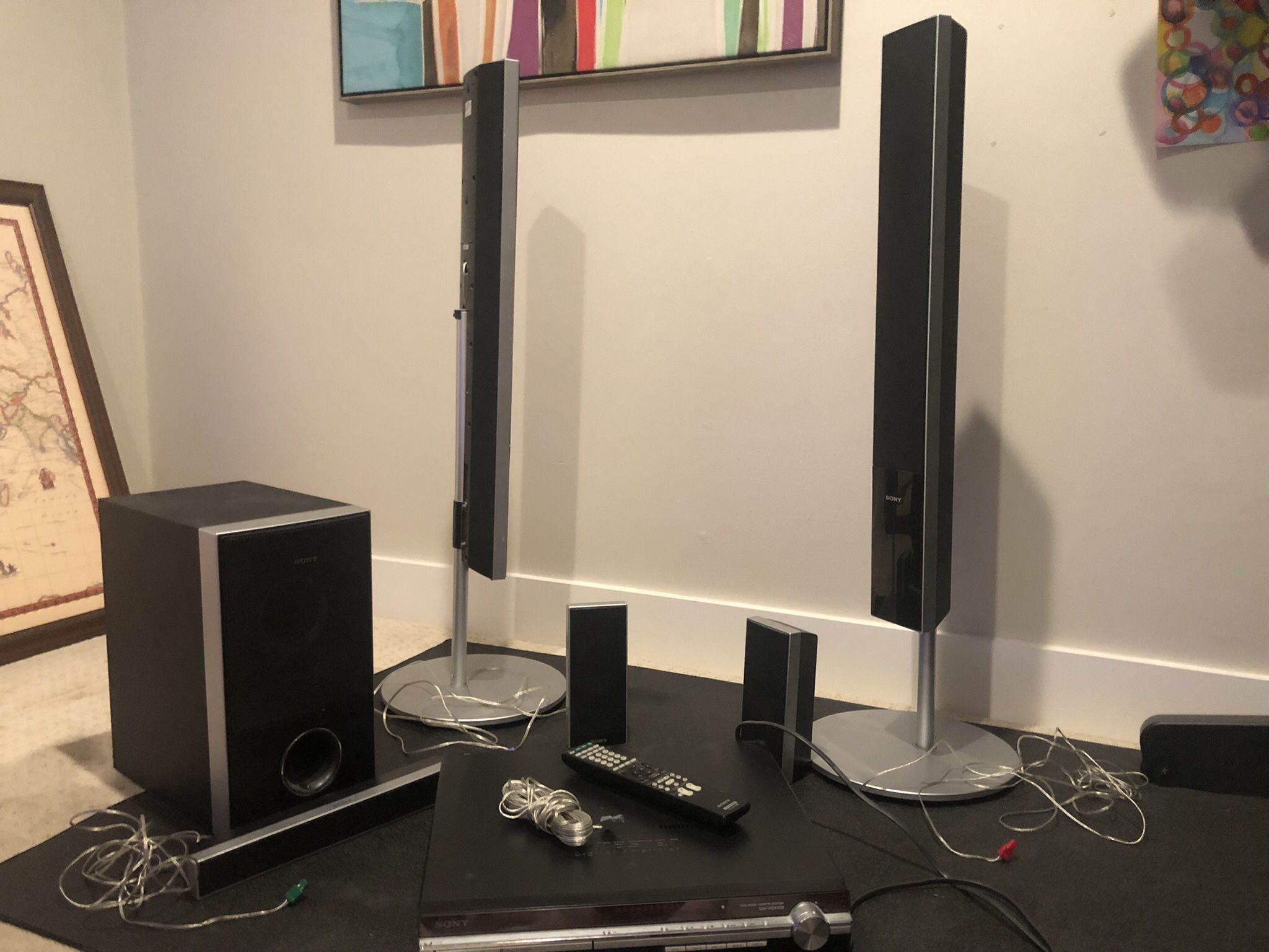 8 Piece Sony HDX 500 Home Theater System