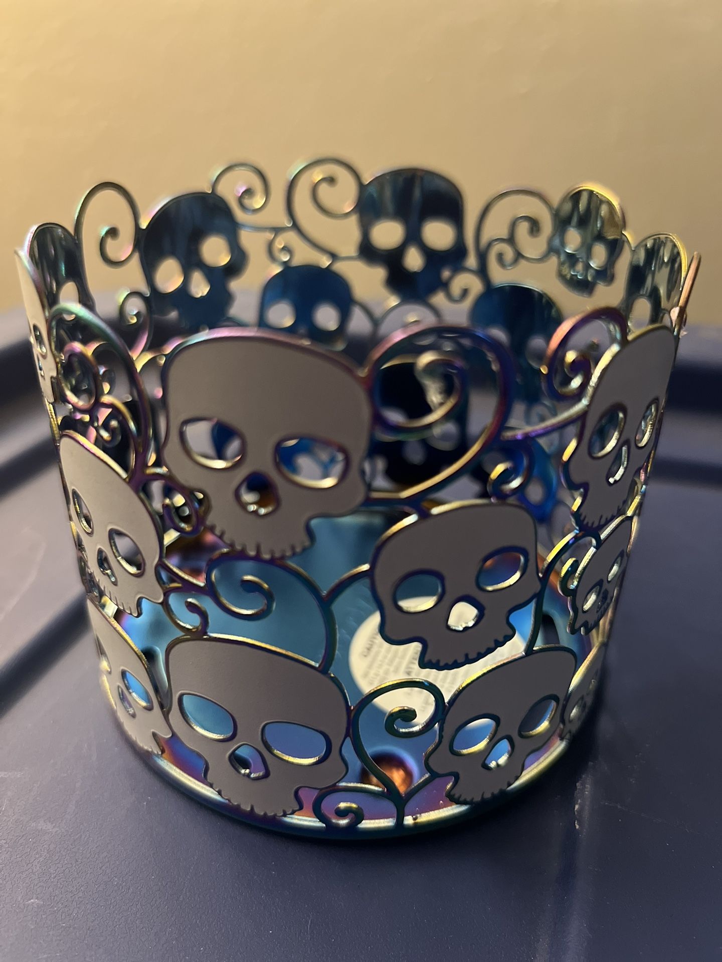 Skull Candle Holder