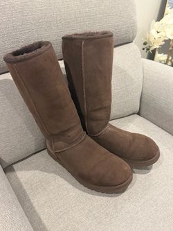 UGG Classic Tall Boots Brown Suede