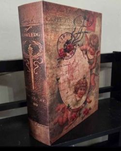 decorative box that looks like a book