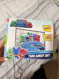 PJ Mask Twin Sheet Set/Chair/Decal